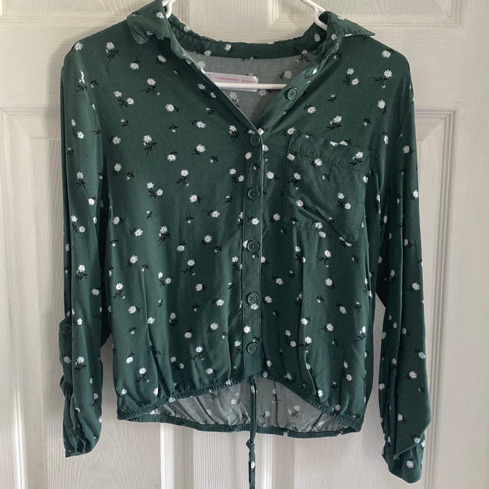 No Boundaries Button Down Long Sleeve Shirt